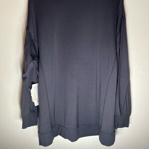 Women’s Lightweight Long Sleeve Pullover  - Charcoal